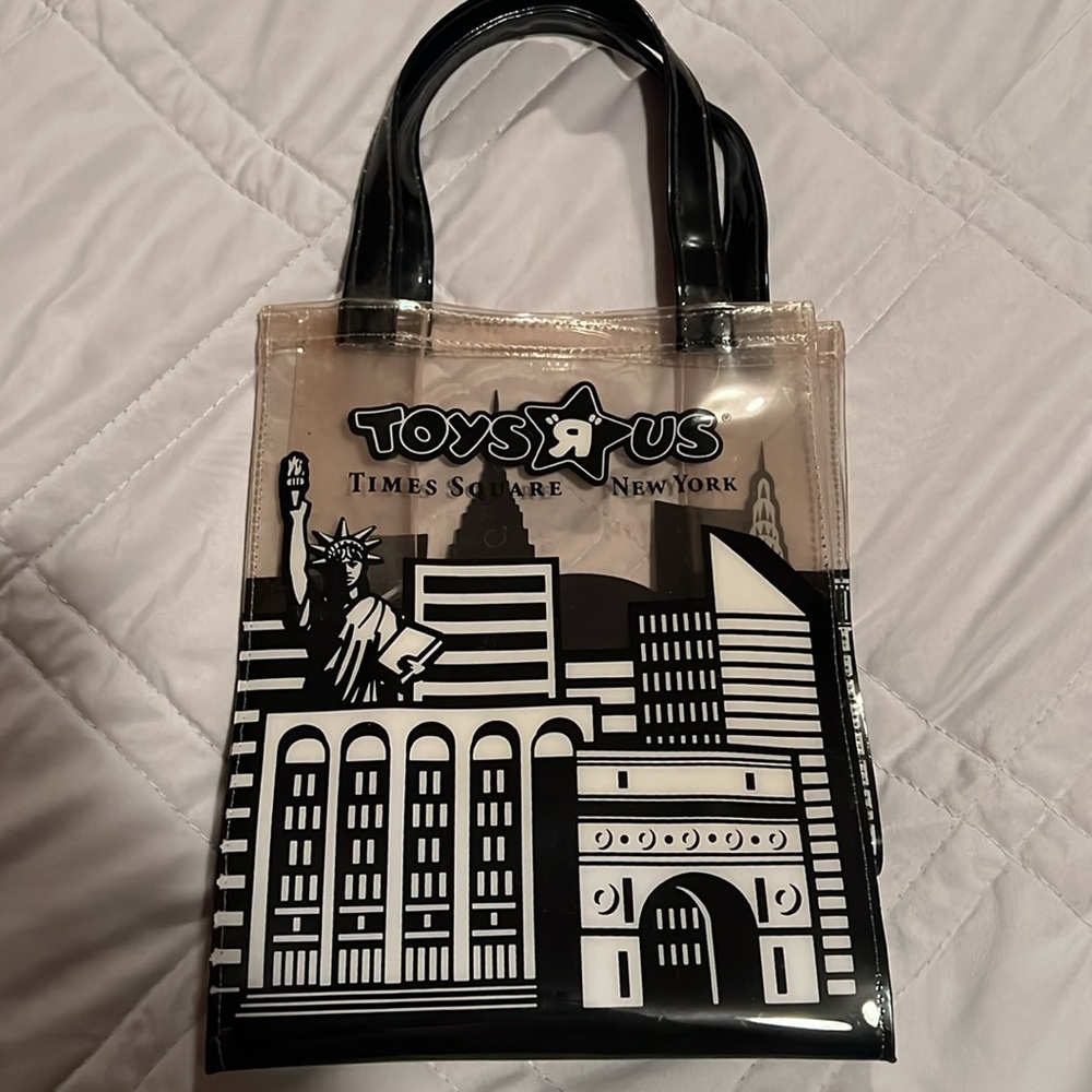 SUPER RARE!  Toys R Us Clear Tote